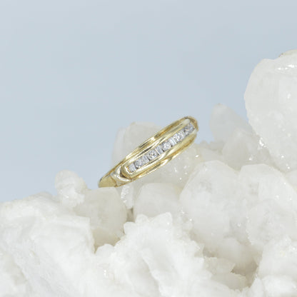 Baguette & Round Diamond Ring