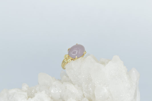 Moonstone & Peridot Ring