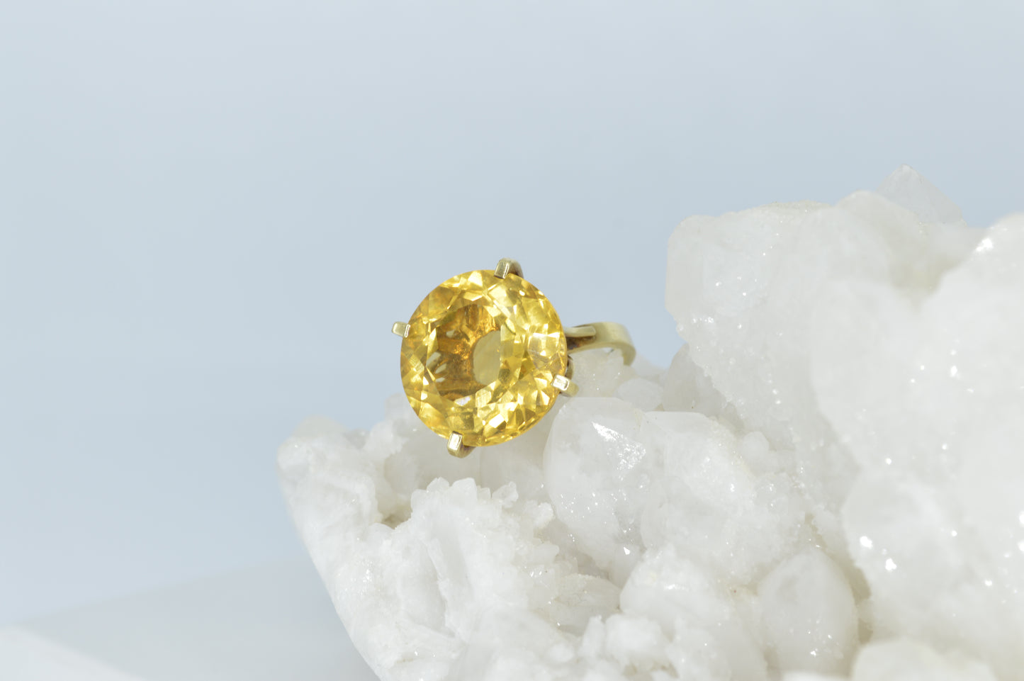 Giant Citrine Ring