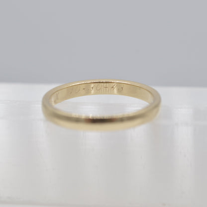 14K Wedding Band