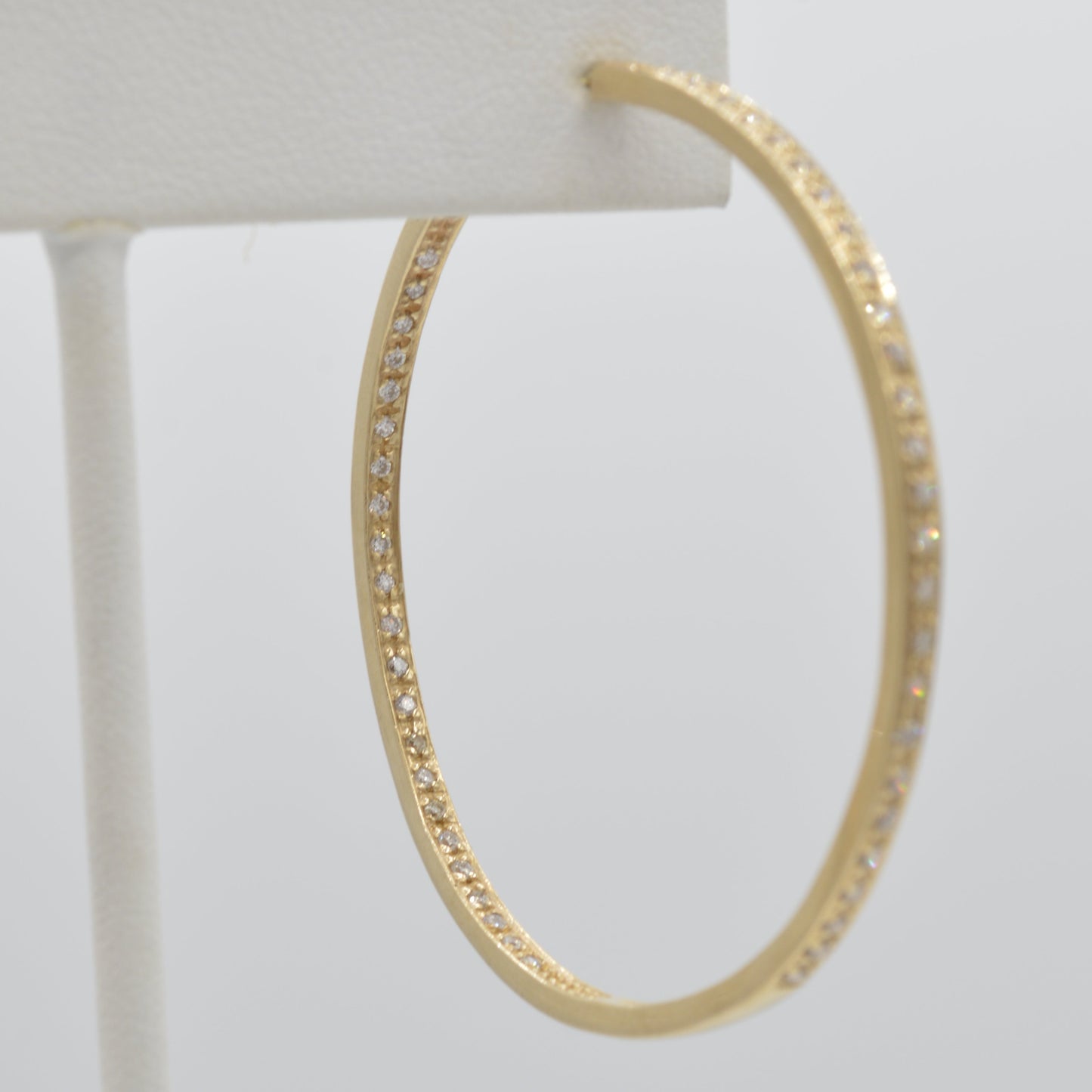 Classic Diamond Hoops