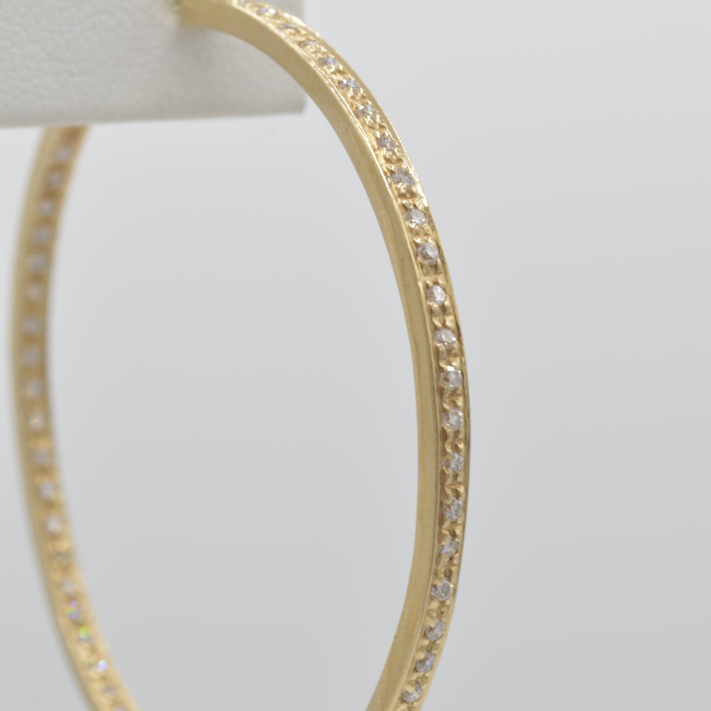 Classic Diamond Hoops