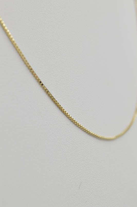 Dainty Box Chain, 18"