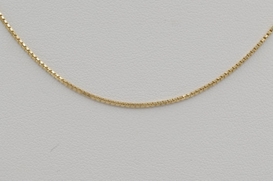 Dainty Box Chain, 18"