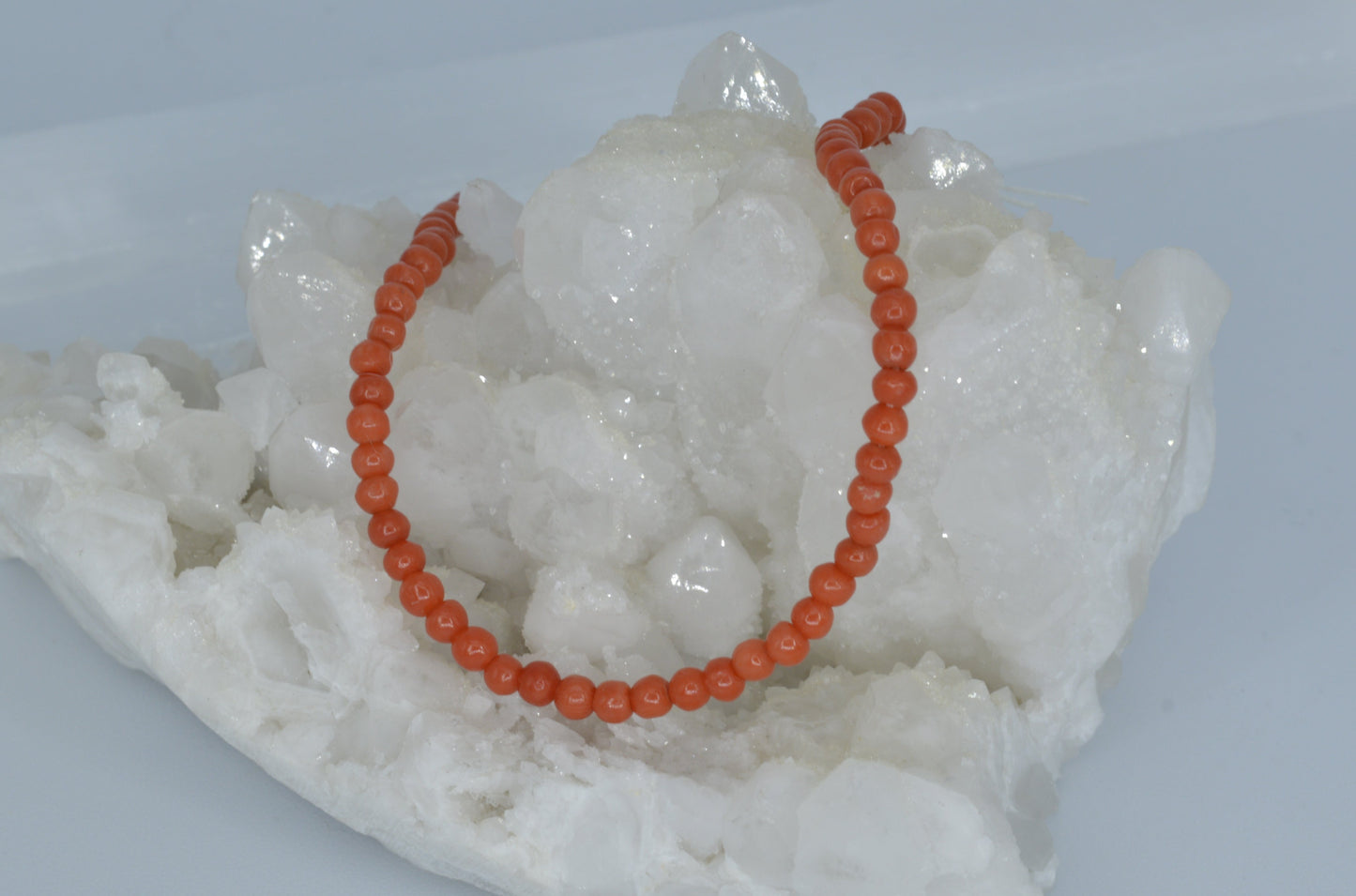Coral Beaded Bracelet