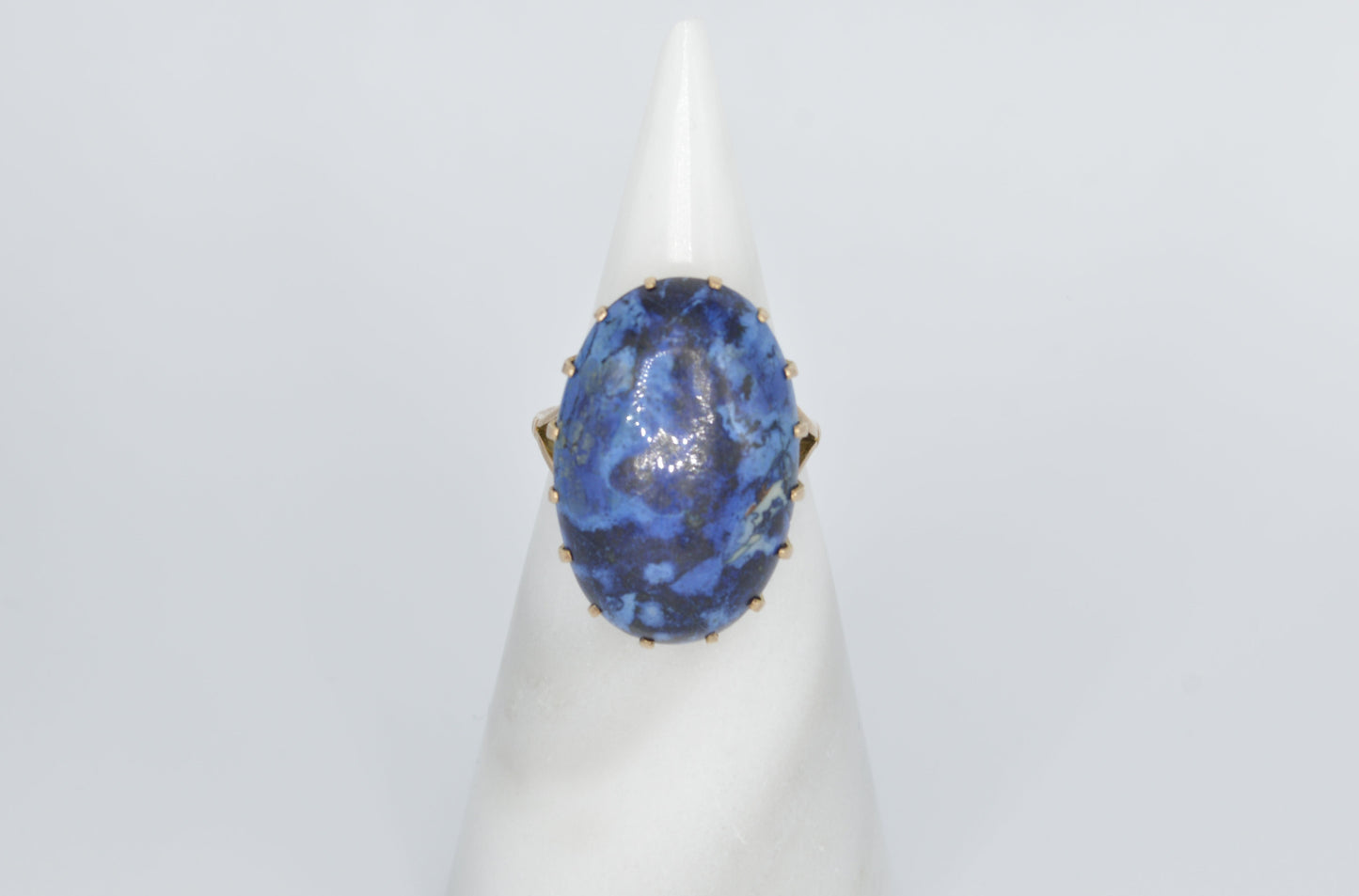 Australian Blue Agate Ring