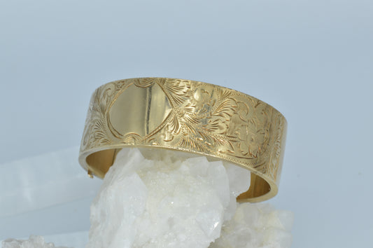 Engraved Antique Bangle