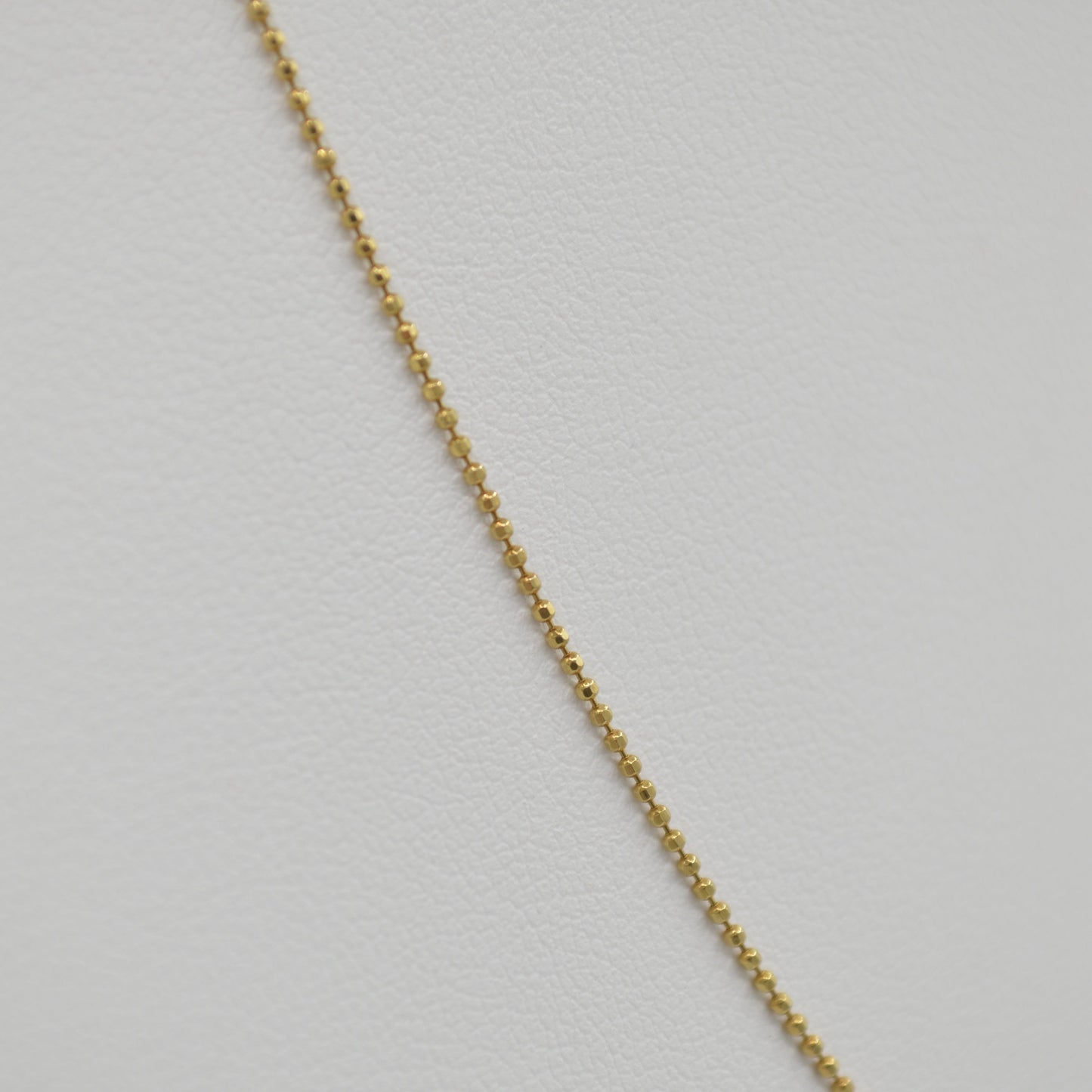 18k Bead Chain, 17.5"