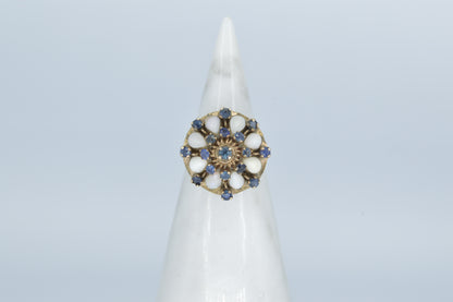 Sapphire Opal Cupcake Ring