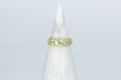 Emerald Baguette Ring