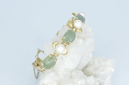 Pearl & Jade Bracelet