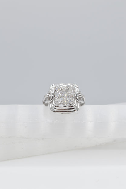 Checker Diamond Ring