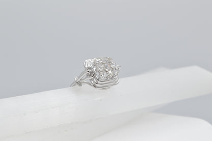 Checker Diamond Ring