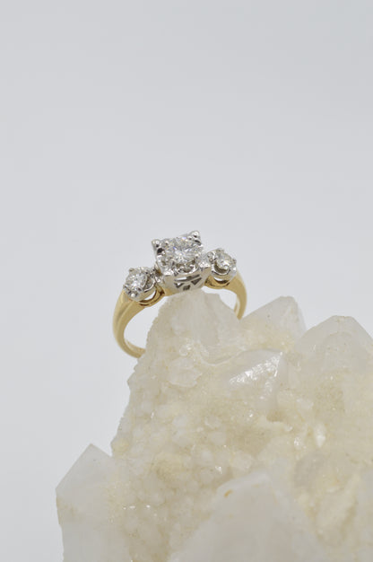 Two-Tone Diamond Ring