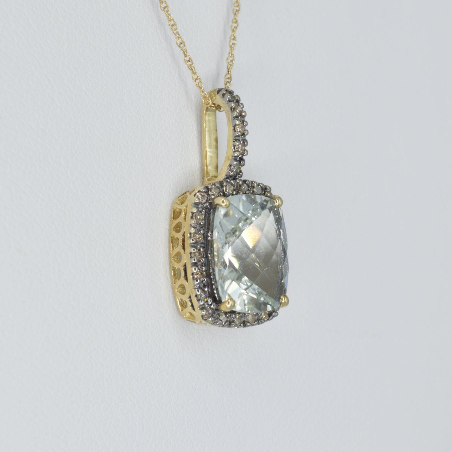 Green Amethyst Necklace