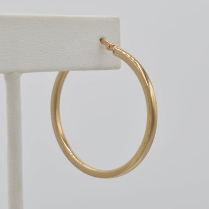 Rose Gold Hoops