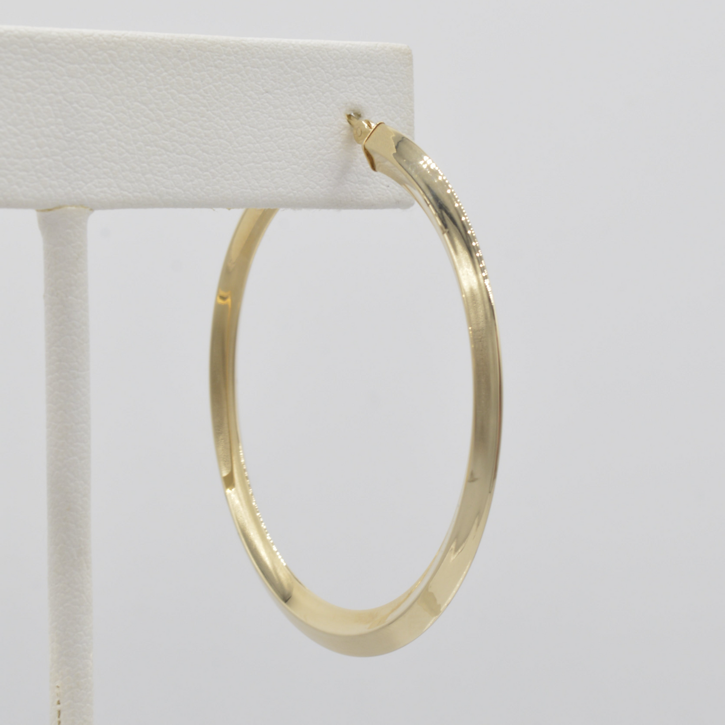 Tapered-Edge Hoop Earrings