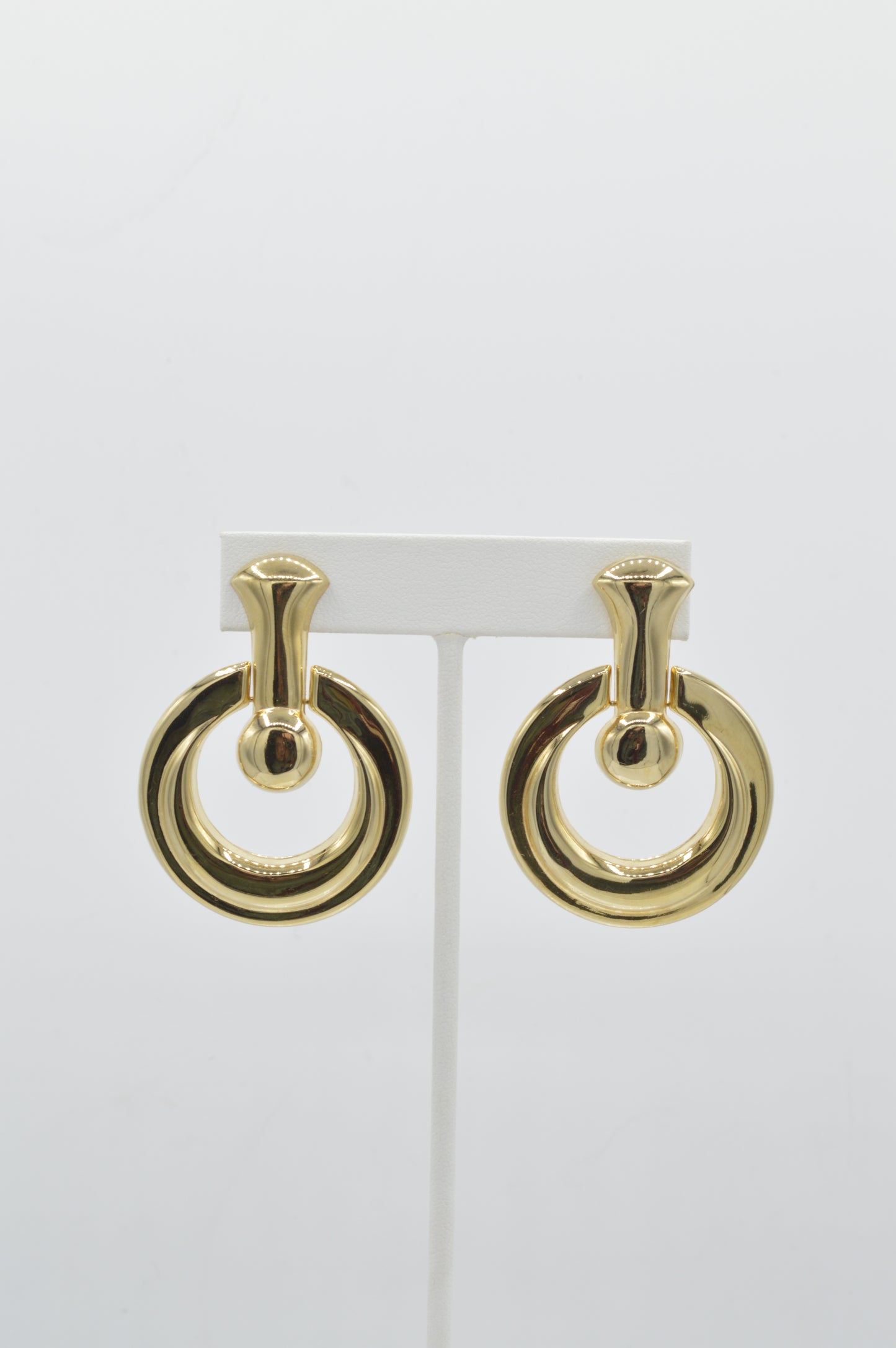 Bullseye Dangles, 14k