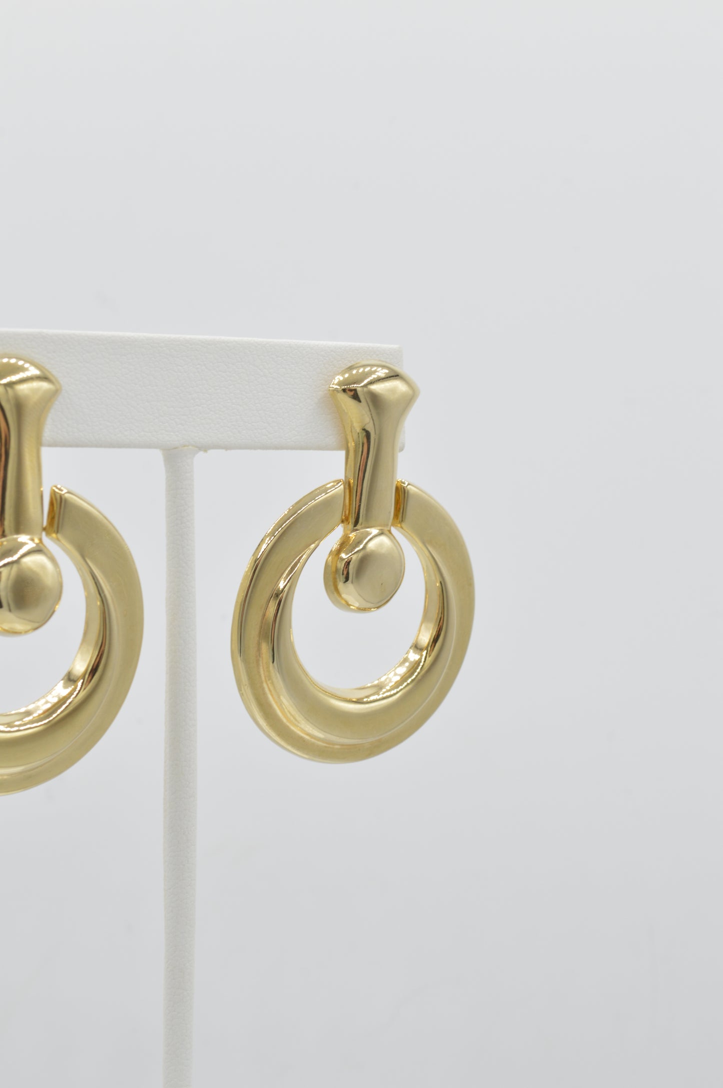 Bullseye Dangles, 14k