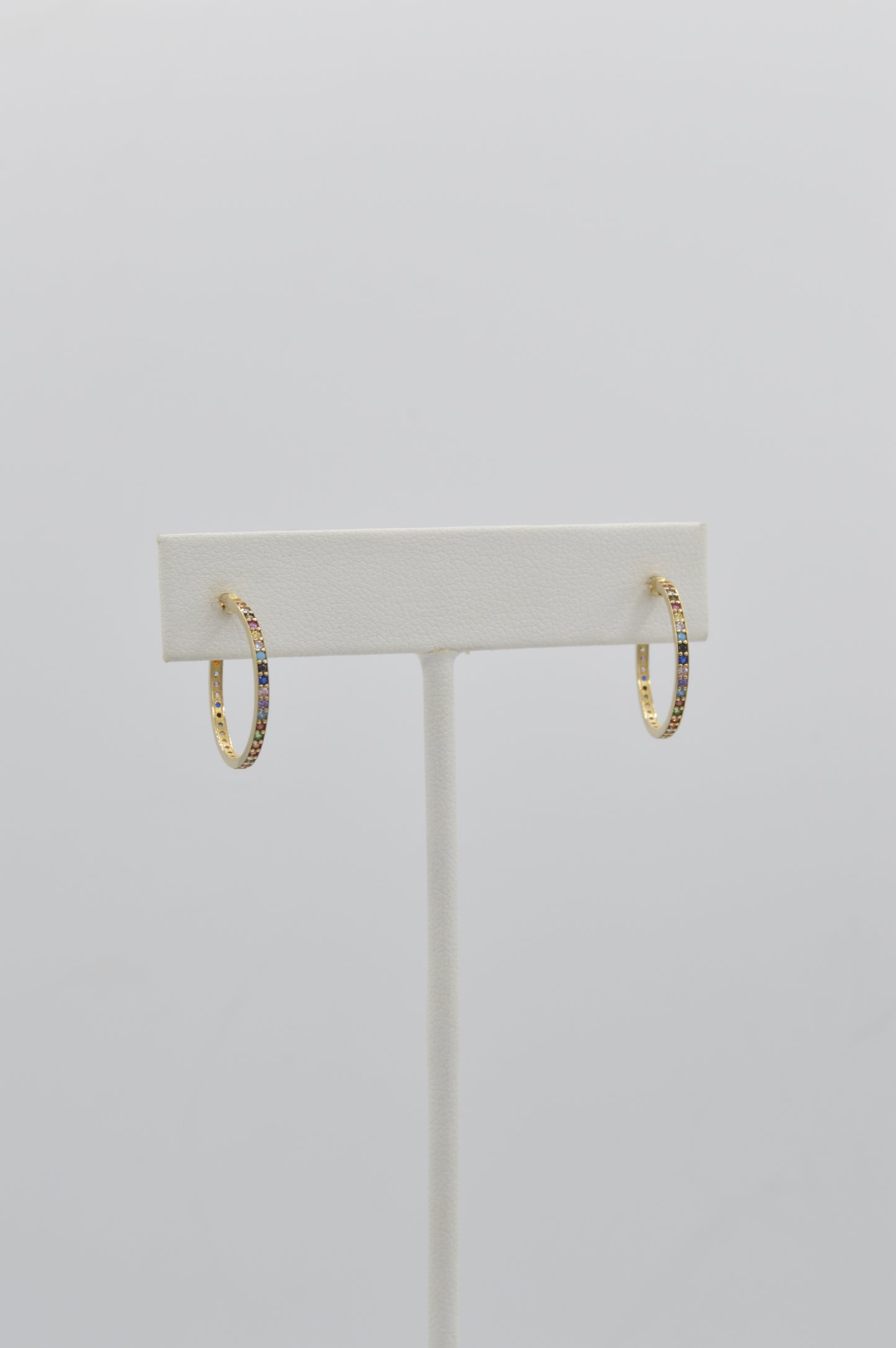 Rainbow Hoops, 14k
