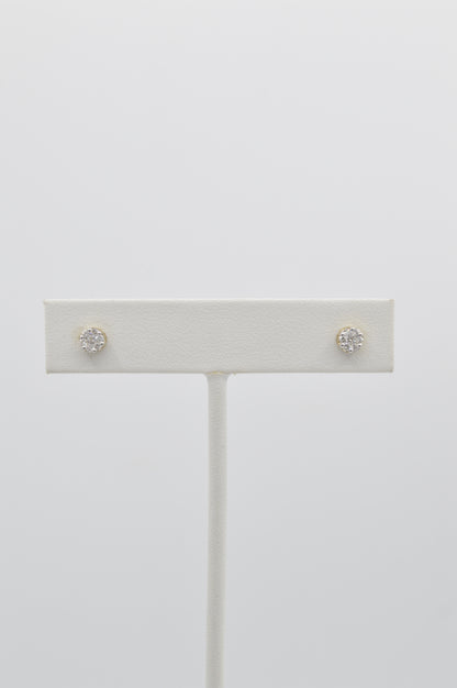 Diamond Daisy Studs, 14k