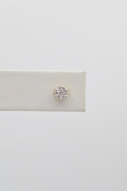 Diamond Daisy Studs, 14k