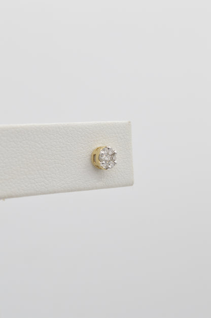 Diamond Daisy Studs, 14k