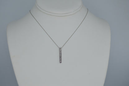 White Gold & Diamond Necklace