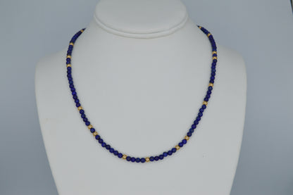 Lapis & Gold Necklace