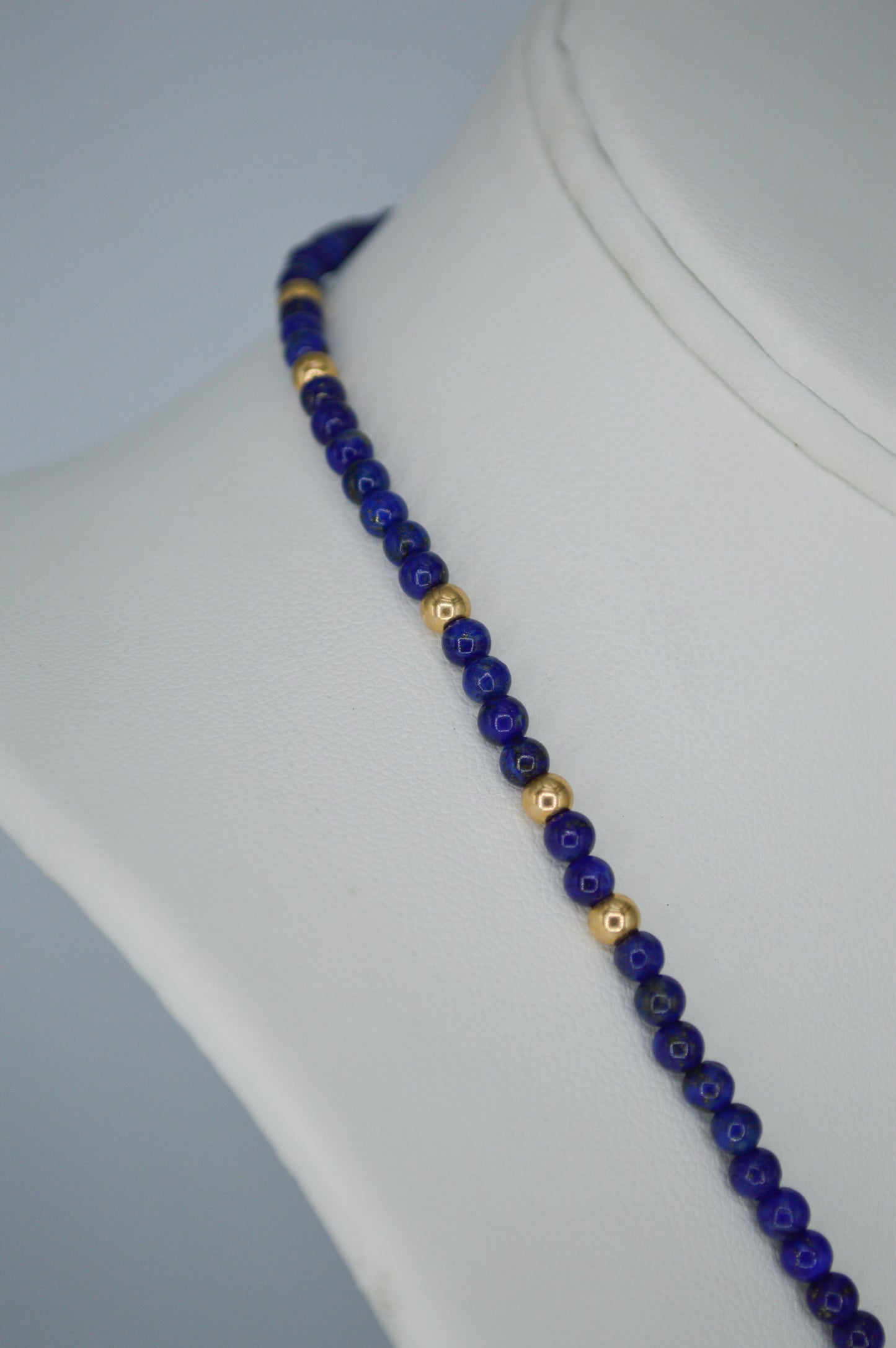 Lapis & Gold Necklace