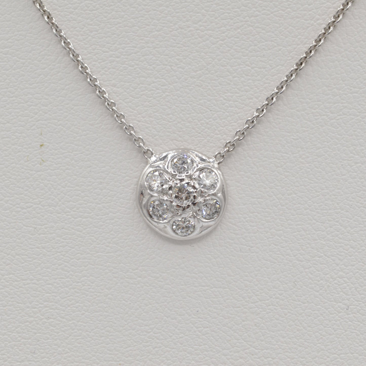 Diamond Flower Necklace