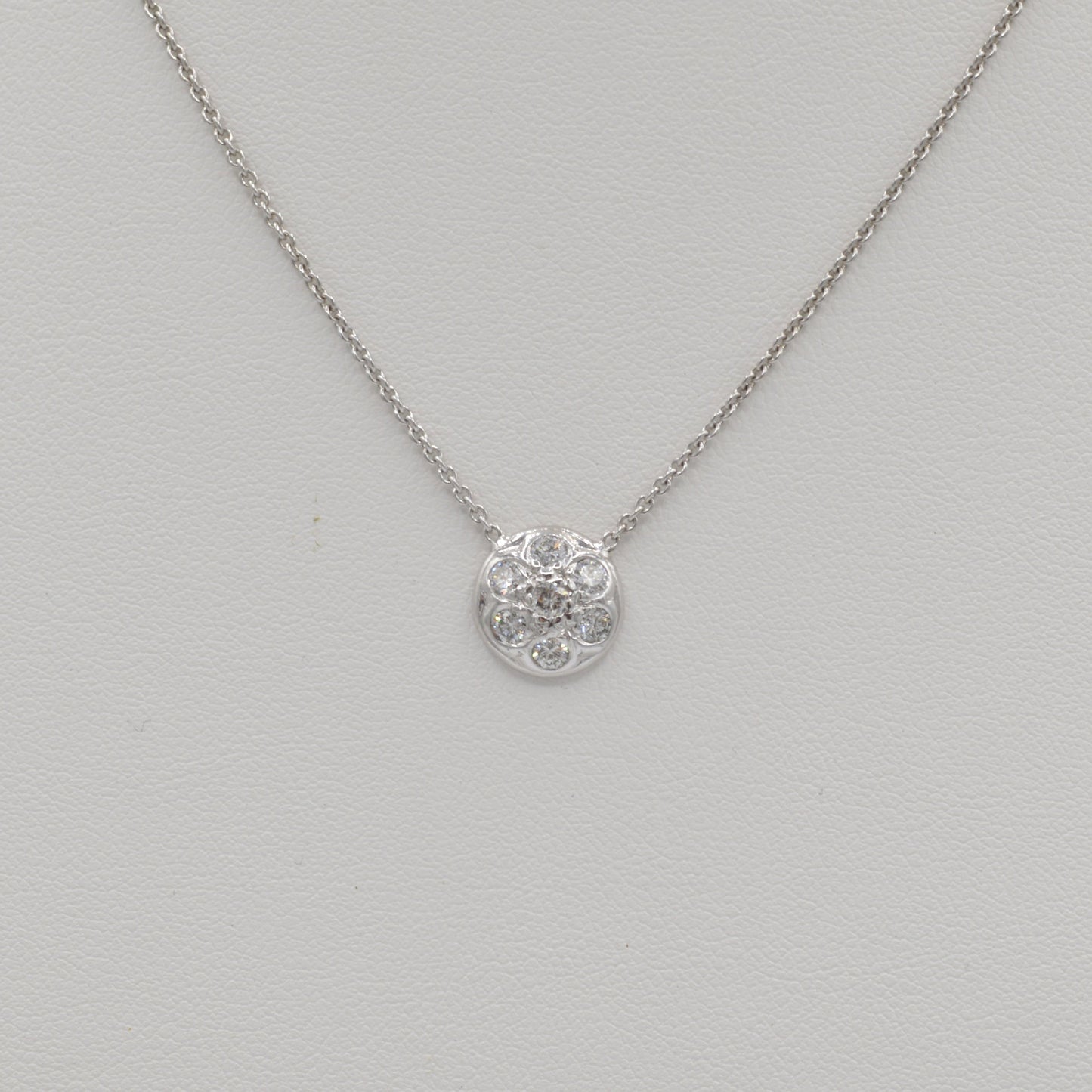 Diamond Flower Necklace