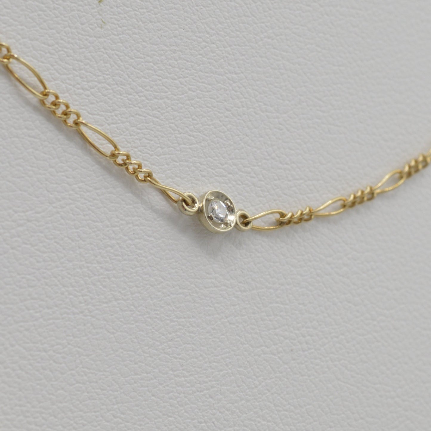 Two-tone Diamond Layer Chain, 38"