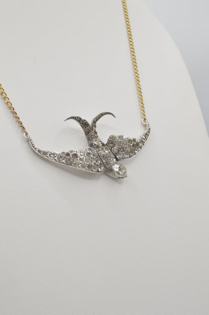 Vintage Silver & Paste Necklace