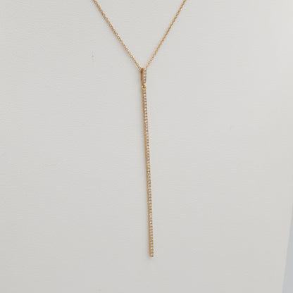 Rose-Gold Diamond Necklace, 18k