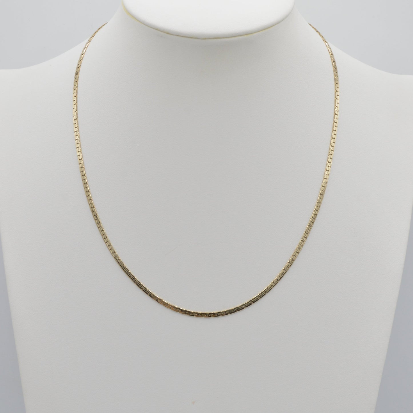 Silky-Cobra Necklace, 10k