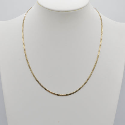 Silky-Cobra Necklace, 10k