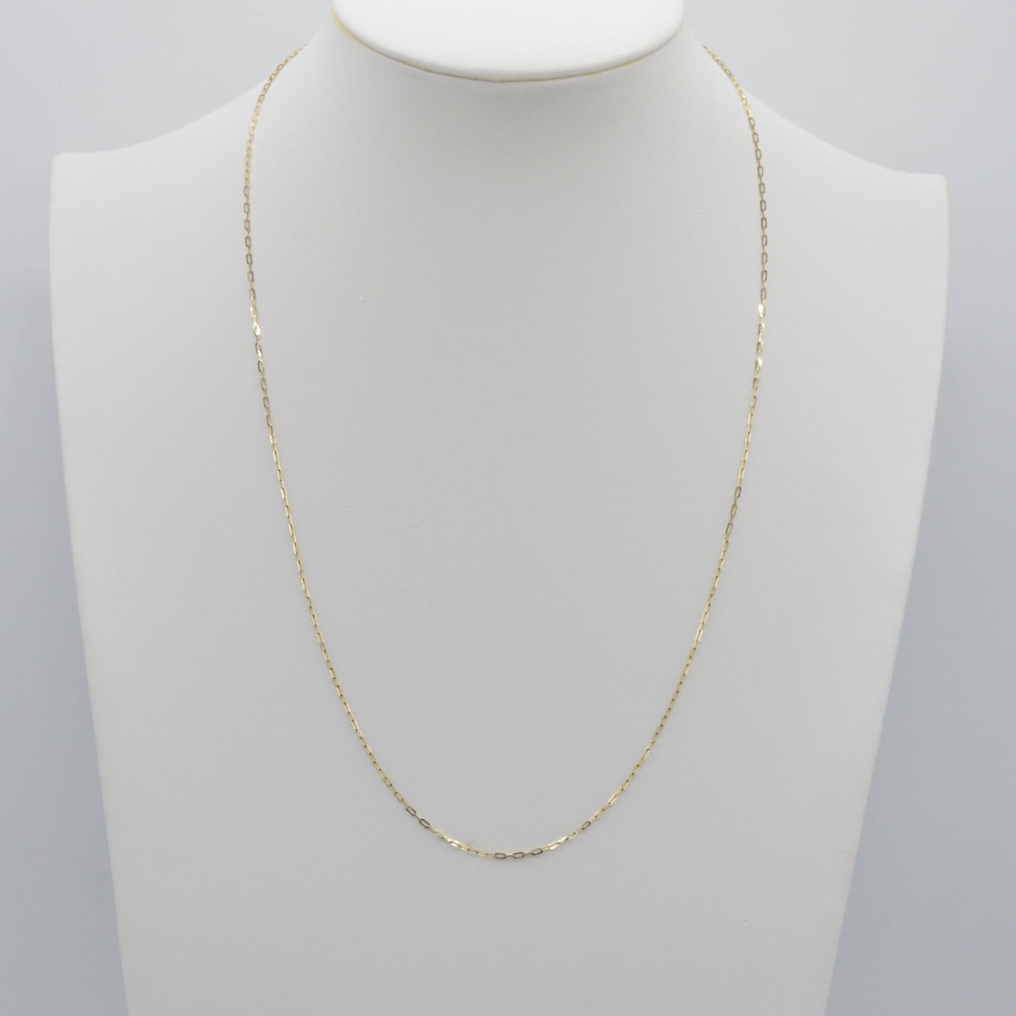 Dainty Paperclip Chain, 22"