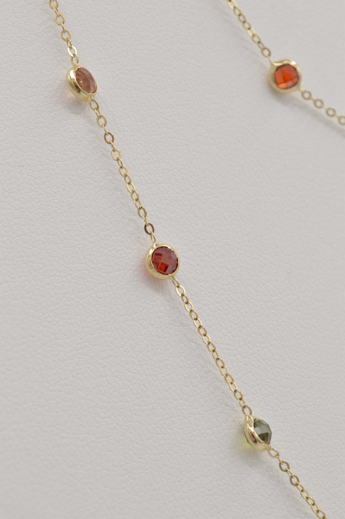 Dainty Rainbow  Stacker, 18k