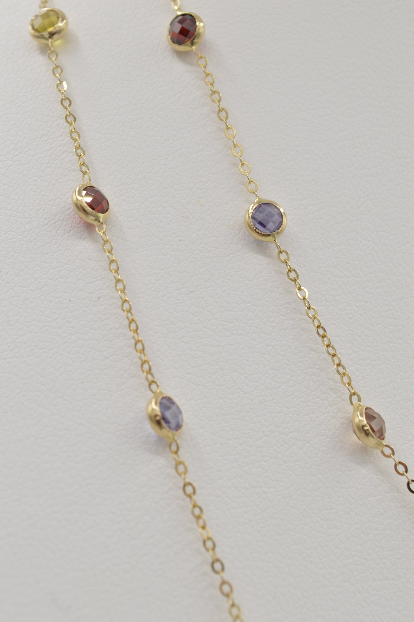 Dainty Rainbow  Stacker, 18k