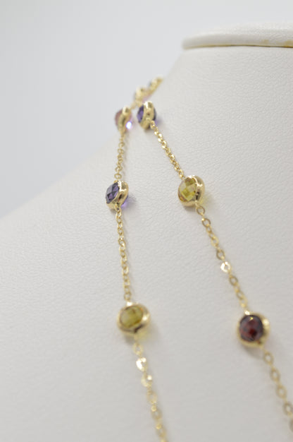 Dainty Rainbow  Stacker, 18k