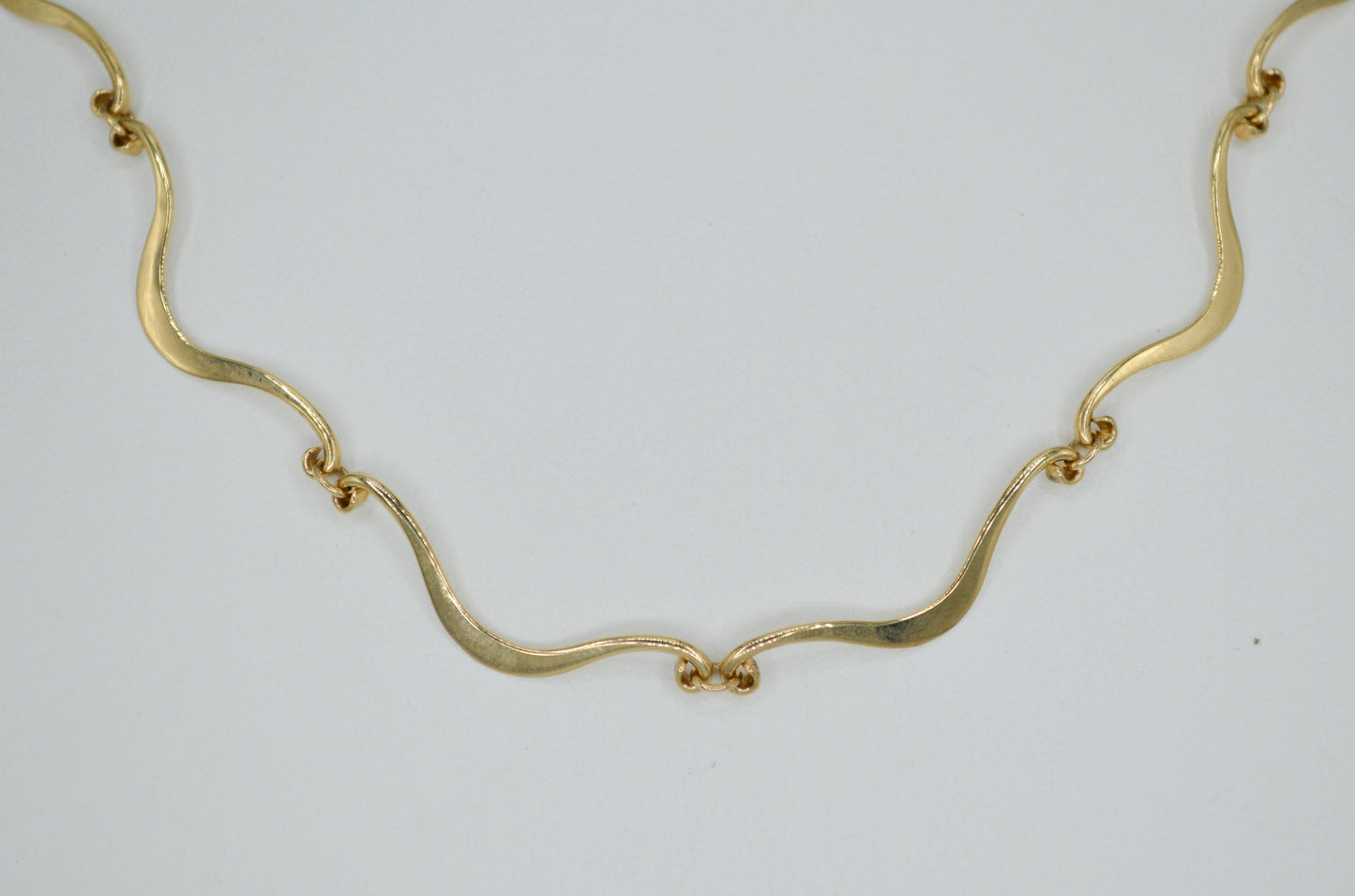 Golden Wave Necklace