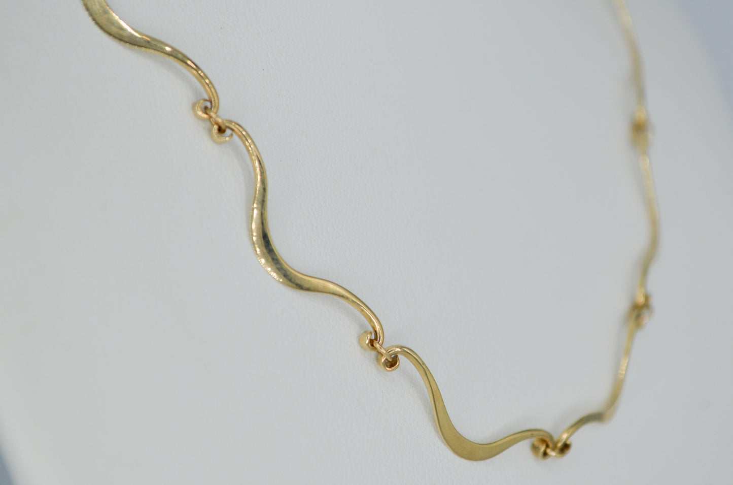 Golden Wave Necklace