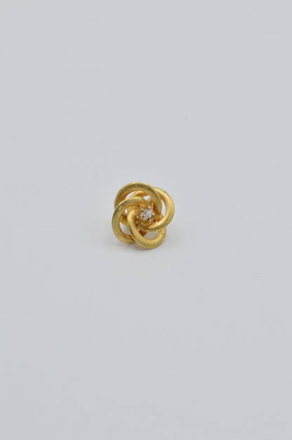 Infinity-Flower Charm, 18k