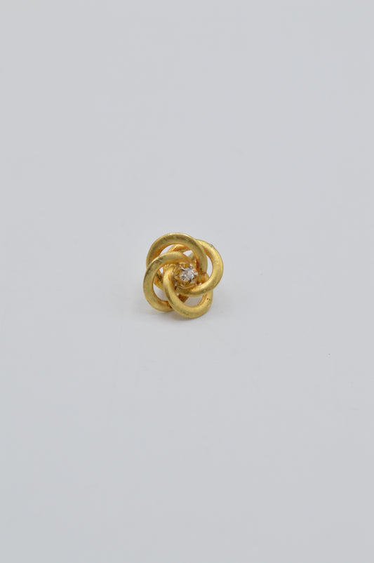 Infinity-Flower Charm, 18k