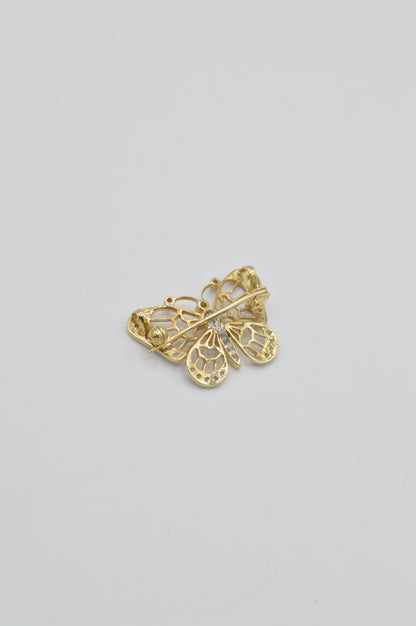 Butterfly Pin/Pendant, 14k