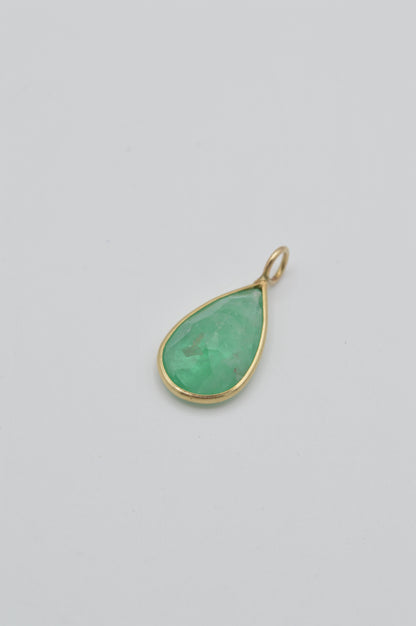 Pear-Cut Emerald, 14k