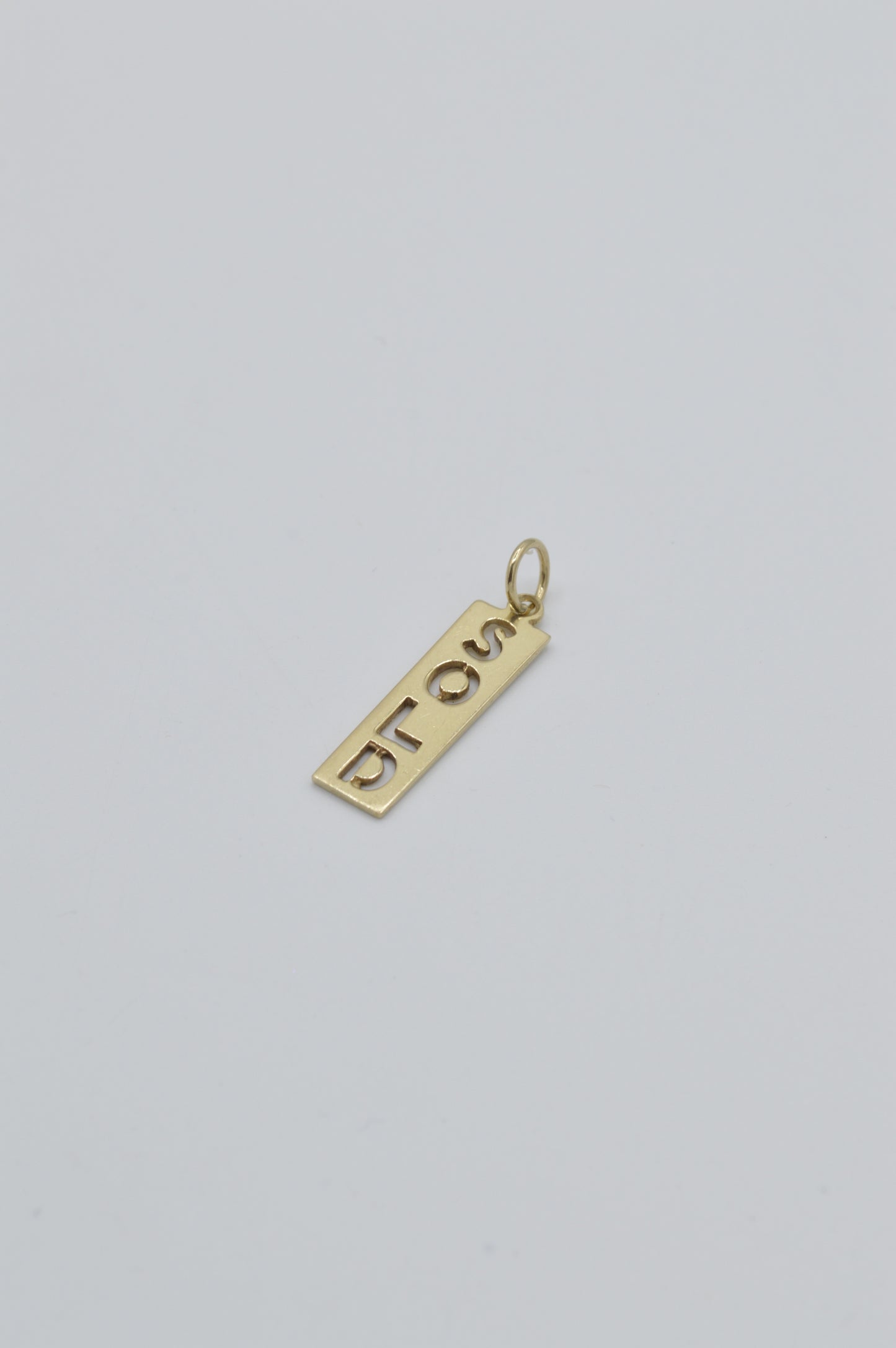 "Sold" Charm, 14k