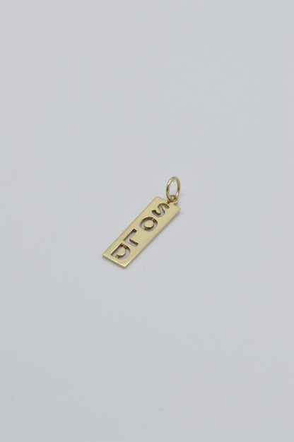 "Sold" Charm, 14k