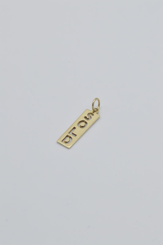 "Sold" Charm, 14k